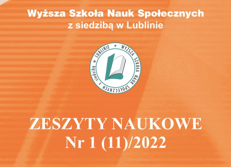 Pierwsza strona zeszytku naukowego 2022